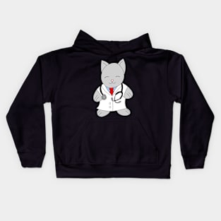 Healthcare Cat Kids Hoodie